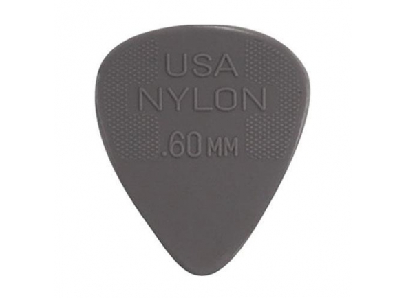 Dunlop Pack de 12 Palhetas Nylon Standard 44P 0.60 mm Dunlop Pack de 12 Palhetas Nylon Standard 44P 0.60 mm